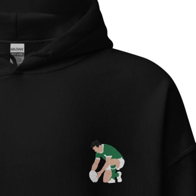 Goal Kick - Sudadera con capucha y logotipo bordado
